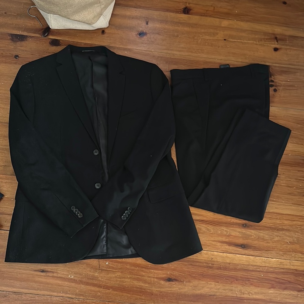 H&M black suit
